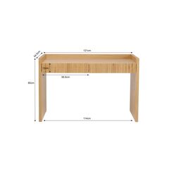 Schreibtisch Brighton 121x80cm