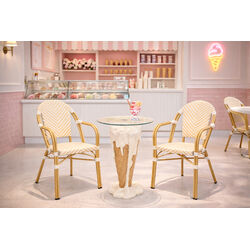 Mesa bar Ice Cream Vanilla Ø48cm