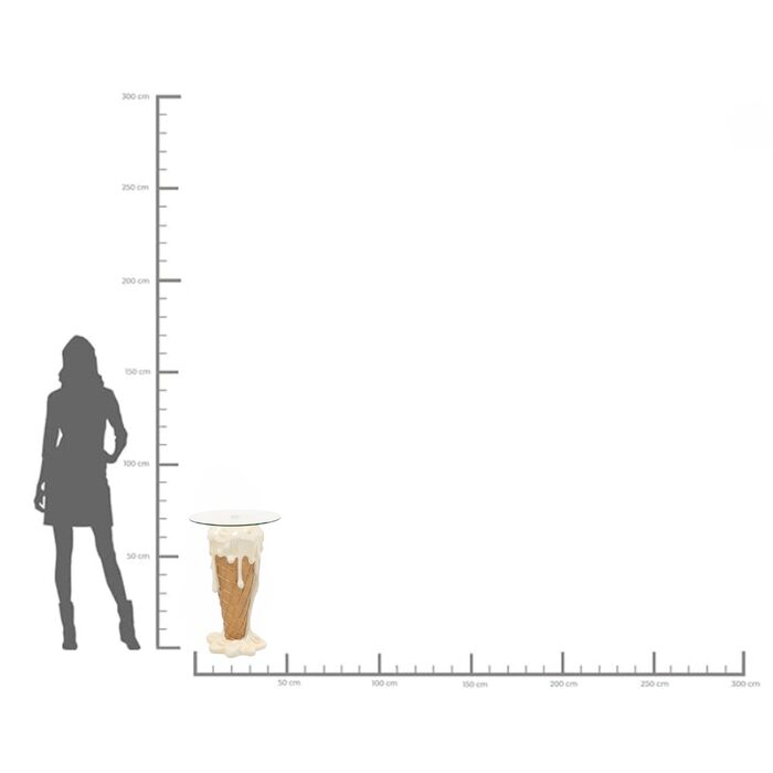 Bistrotisch Ice Cream Vanilla Ø48cm