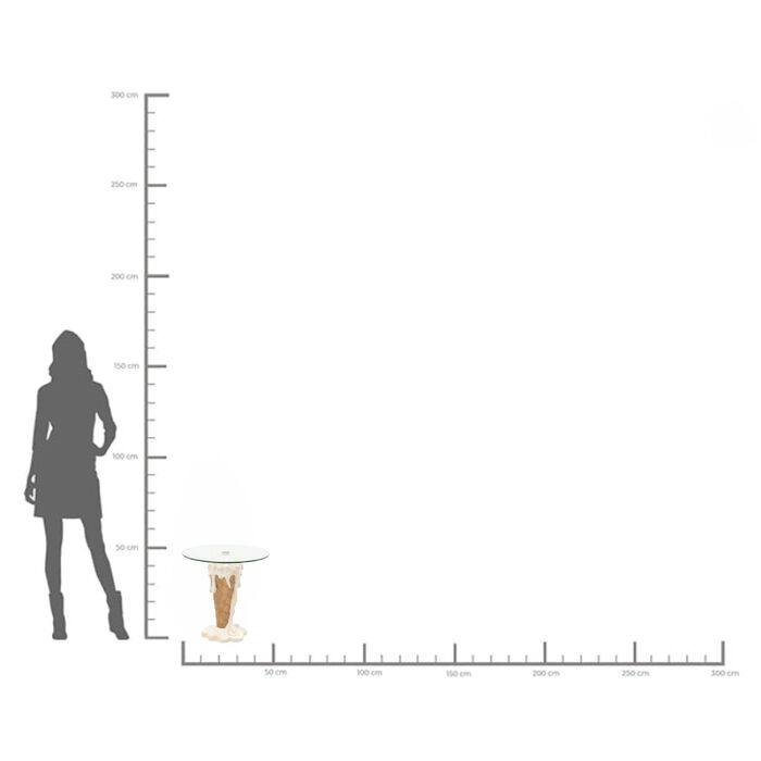Tavolino Ice Cream Vanilla Ø48cm