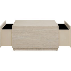 71047 - Couchtisch Travertino Trunk 80x60cm