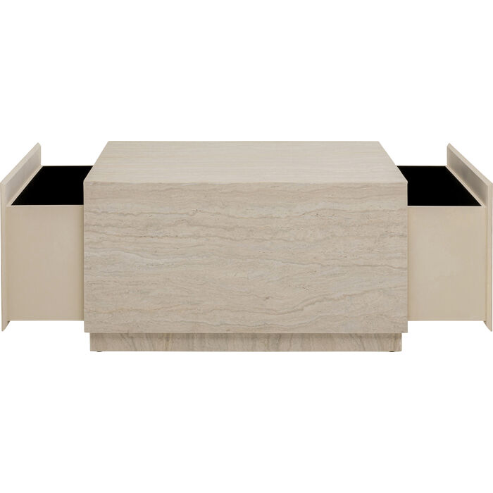 Couchtisch Travertino Trunk 80x60cm