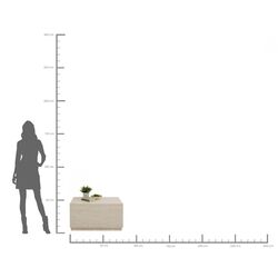 Couchtisch Travertino Trunk 80x60cm