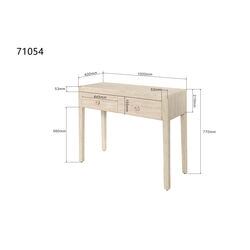 Konsole Travertino Drawers 100x77cm