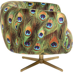 Drehsessel Peony Peacock