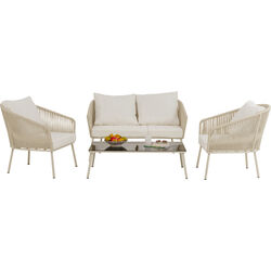 Sofa Set Elba Cream Quattro (4/part)
