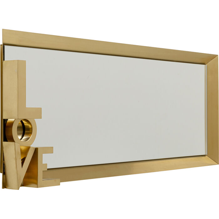 Espejo pared Love Letters 3D 110x40cm