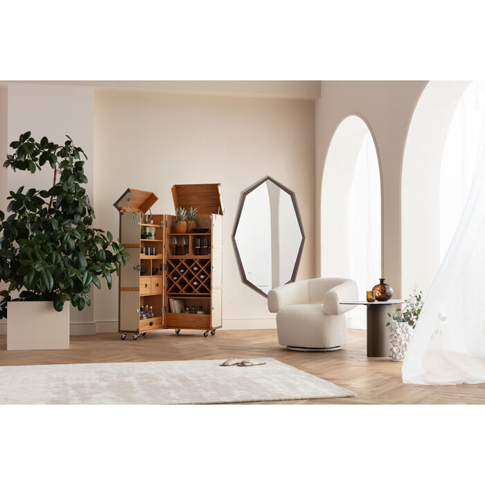 Wandspiegel Octagon Coffee 90x150cm