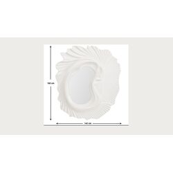 Espejo pared Orecchio Blanco 162x146cm