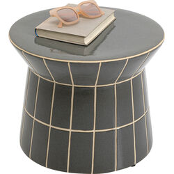 Beistelltisch Bliss Tile Rim Blau Ø38cm