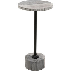 71121 - Tavolino d'appoggio  Domero Double Nero Ø25cm