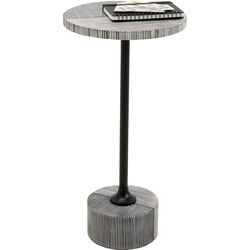 Tavolino d'appoggio  Domero Double Nero Ø25cm