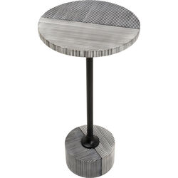 Tavolino d'appoggio  Domero Double Nero Ø25cm