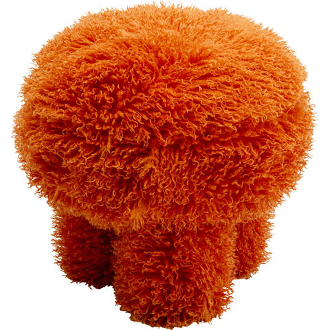 Taburete Plushy Naranja