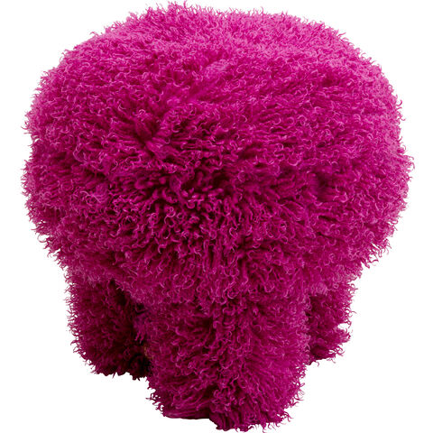 Taburete Plushy Rosa