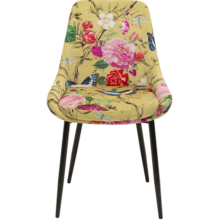 Stuhl East Side Flower Fever Gelb