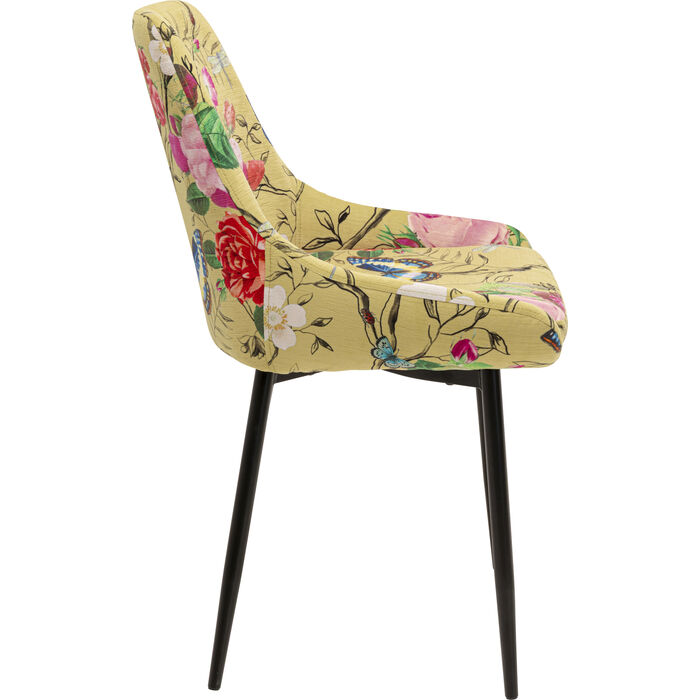 Stuhl East Side Flower Fever Gelb