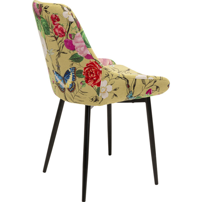 Stuhl East Side Flower Fever Gelb