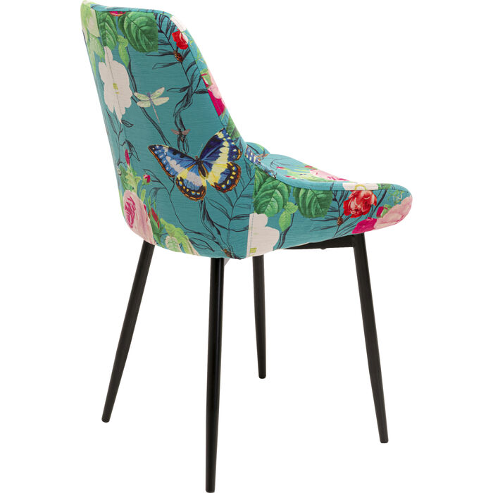 Stuhl East Side Flower Fever Blau