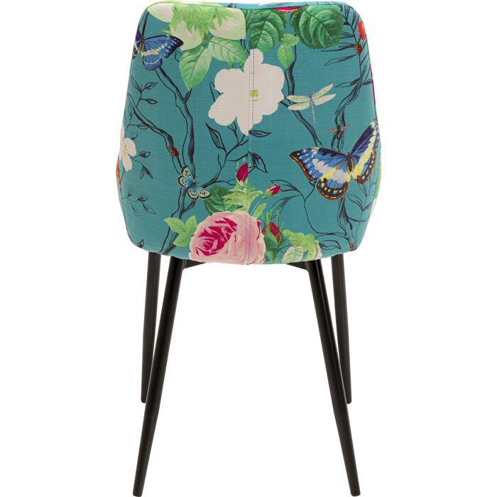 Stuhl East Side Flower Fever Blau