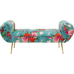 71150 - Bank Trono Flower Fever Blau 140cm