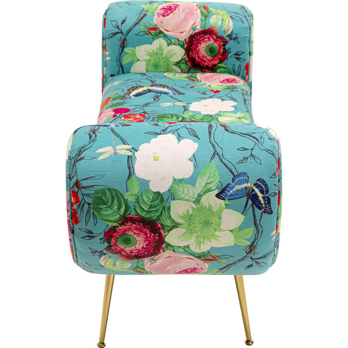 Bank Trono Flower Fever Blau 140cm