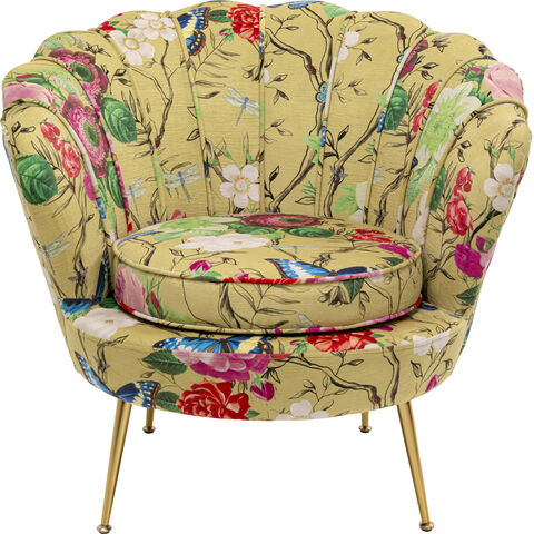 Armchair Water Lily Gold Flower Fever Yellow