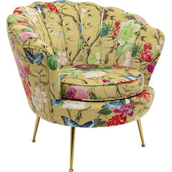 Sessel Water Lily Gold Flower Fever Gelb