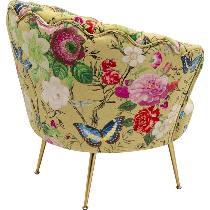 Sessel Water Lily Gold Flower Fever Gelb