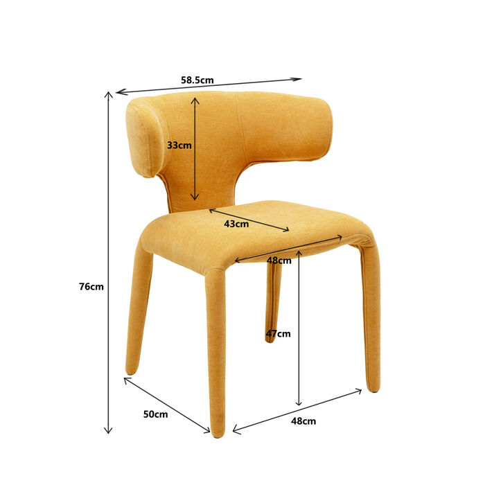 Silla Tobi Amarillo