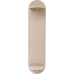 71175 - Wandgarderobe Groove Taupe 40x170cm