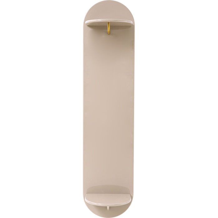 Wandgarderobe Groove Taupe 40x170cm