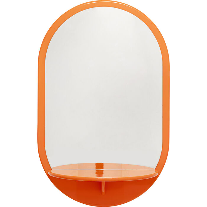 Miroir mural Groove orange 70x110cm
