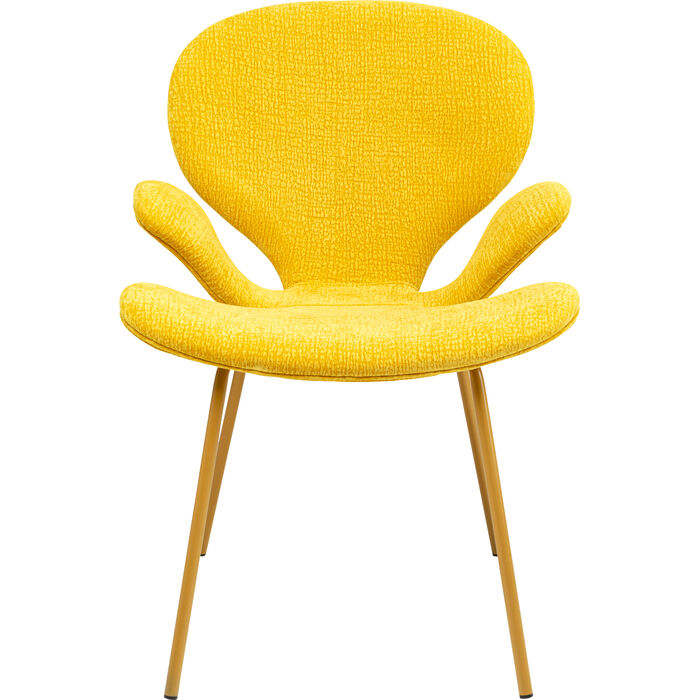 Chaise a. acc. Soft Blossom jaune Mono