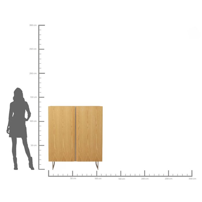 Barschrank Giulio 115x142cm