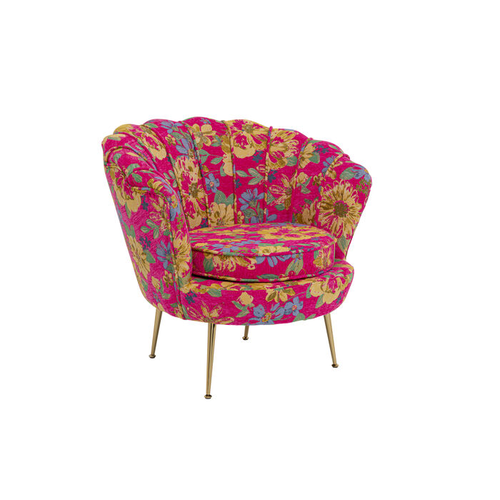 Sessel Water Lily Gold Flower Fever Pink