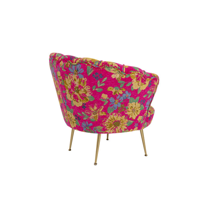 Sessel Water Lily Gold Flower Fever Pink