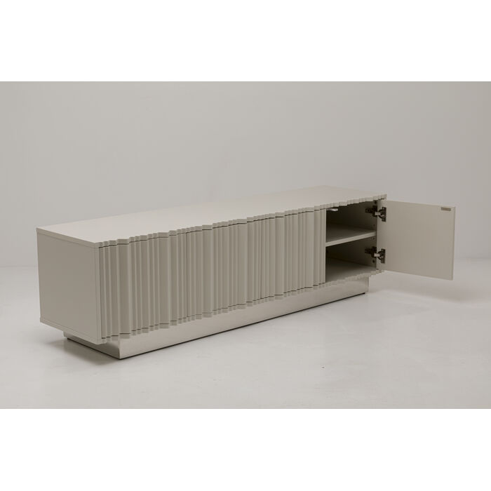 Cómoda baja Stucco Blanco 160x45cm