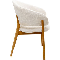 Armlehnstuhl August Ecru Melange