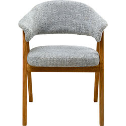 71374 - Armlehnstuhl Jonte Boucle Blau