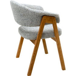 Armlehnstuhl Jonte Boucle Blau