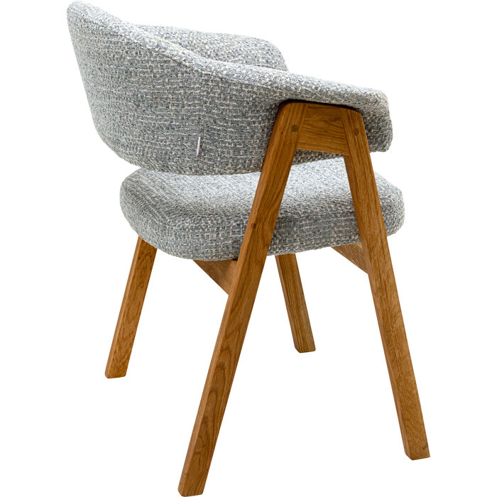 Armlehnstuhl Jonte Boucle Blau