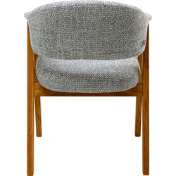 Armlehnstuhl Jonte Boucle Blau