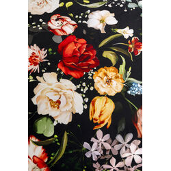 Recamiere Wonder Flowers Schwarz 250cm