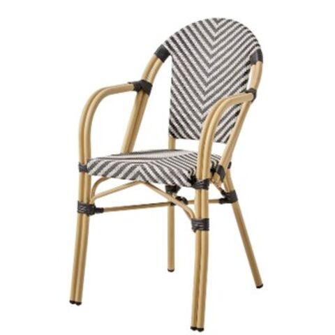 Silla rep. Montmartre Negro/Blanco