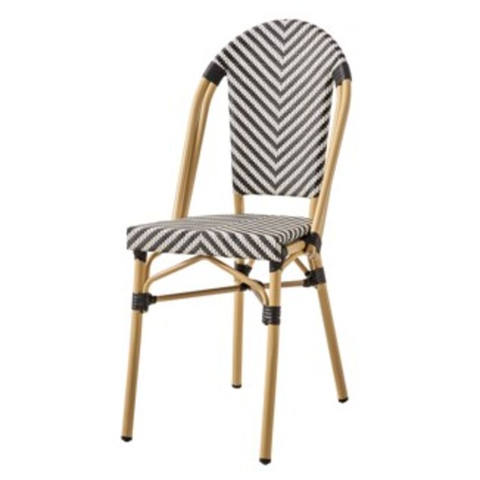 Stuhl Montmartre schwarz/weiß