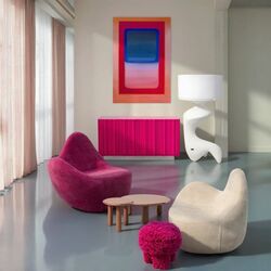 71481 - Sessel Glow Wave Medium Creme 116cm