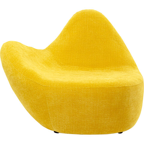 Sillón Glow Wave Medium Amarillo 116cm