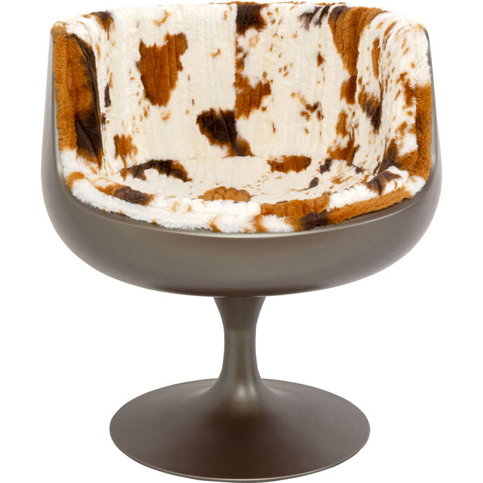 Silla giratoria Club Cow