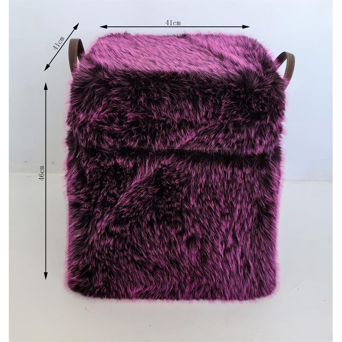 Truhenhocker Belt Pink